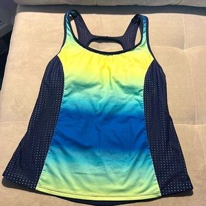 NIKE Dri-Fit Lined (w/removable pads) Racerback Tank Size Medium